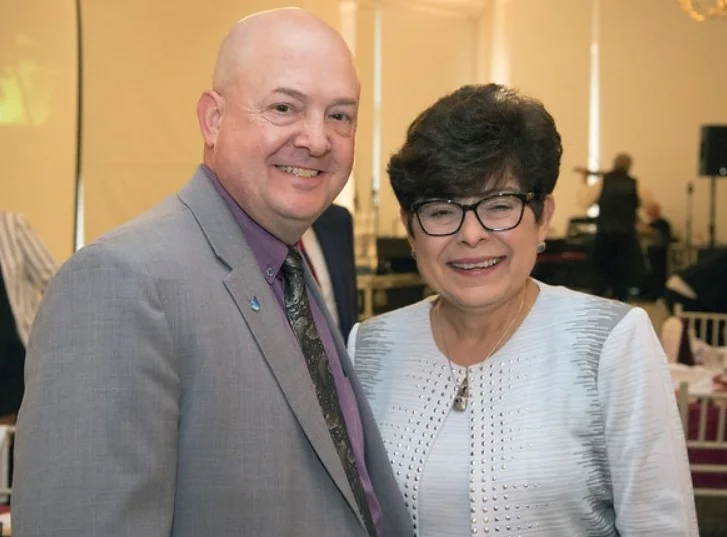 09/26/19 Wesley Bunnell | Community Foundation of Greater New Britain President David Obedzinski and Inductee Dr. Zulma Toro.