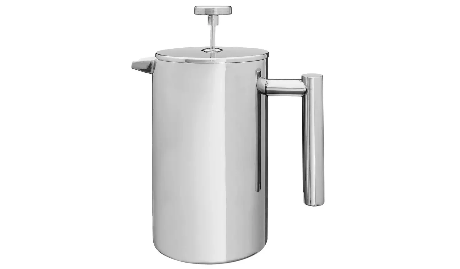 Stainless Steel French Press - Polished Silver