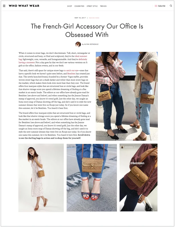 Who What Wear , May 18, 2017 The French-Girl Accessory Out Office Is Obsessed With