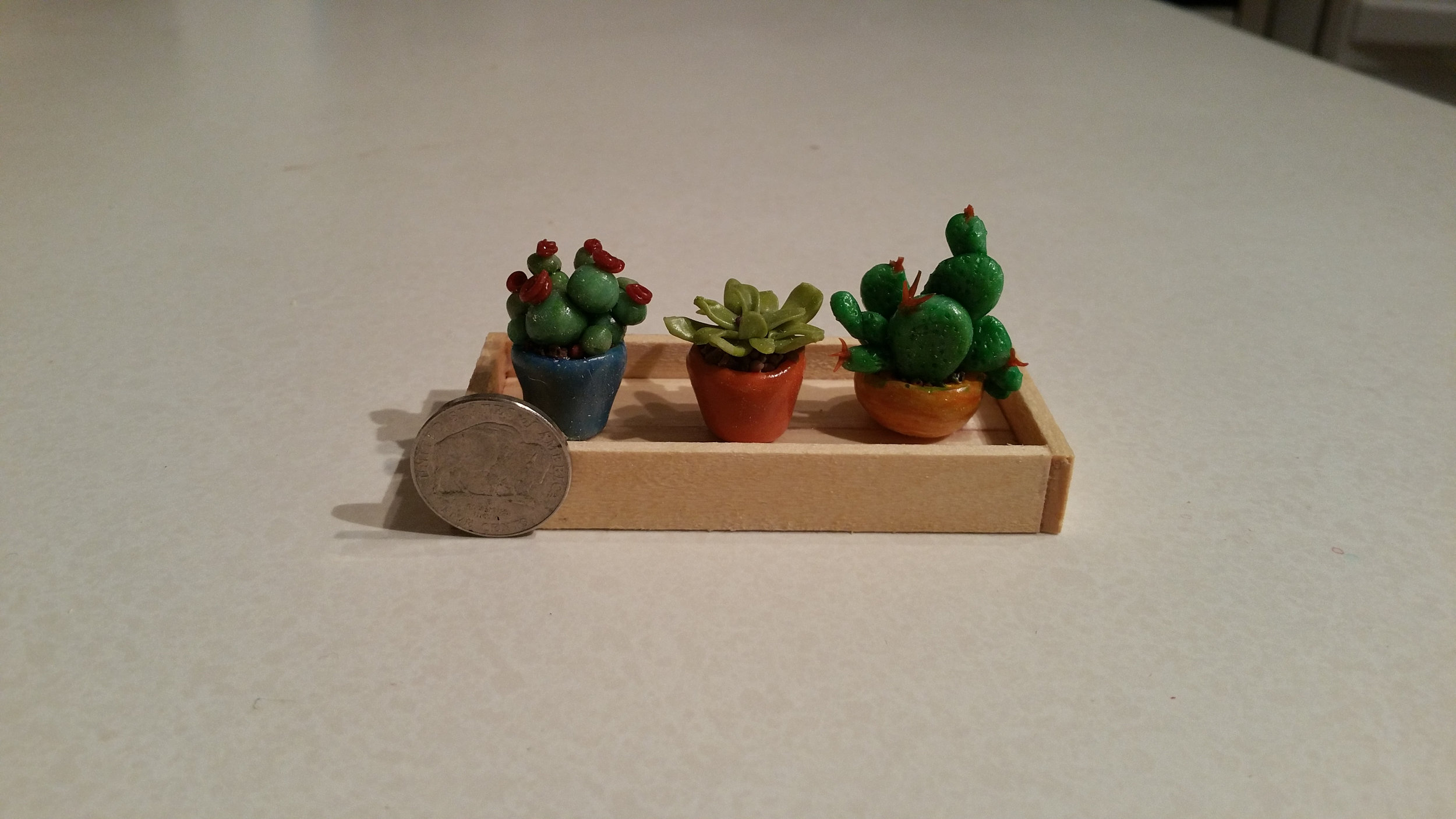  Sculpted Cacti  no scale 