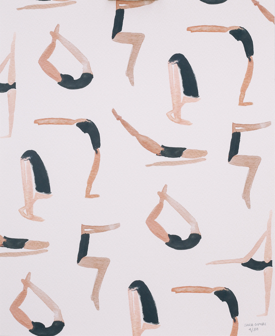 Yoga Class by Sara Combs I own this and I adore it. What more do you need to know?