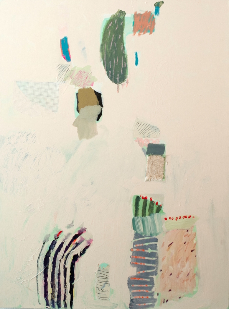 Cactus and Cotton by Caroline Z Hurley Here's the statement piece I was talkin' about! I love abstract art and this one caught my eye in a big way.