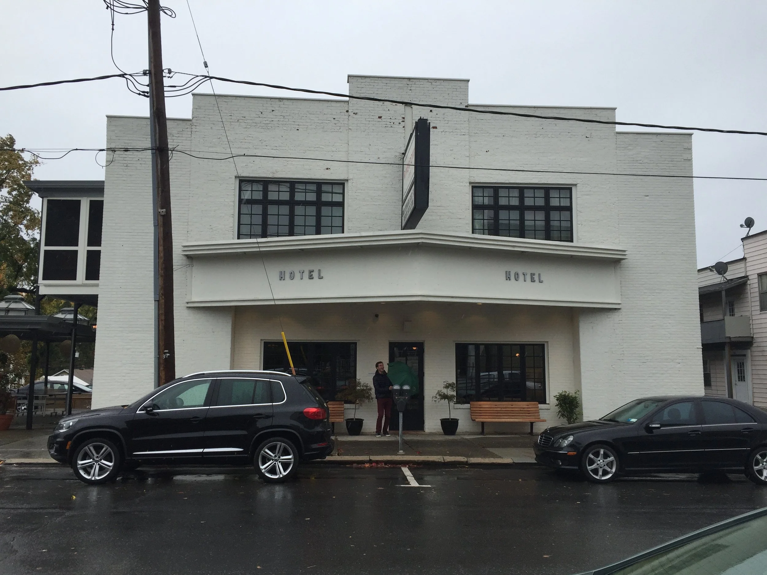 Front of the hotel