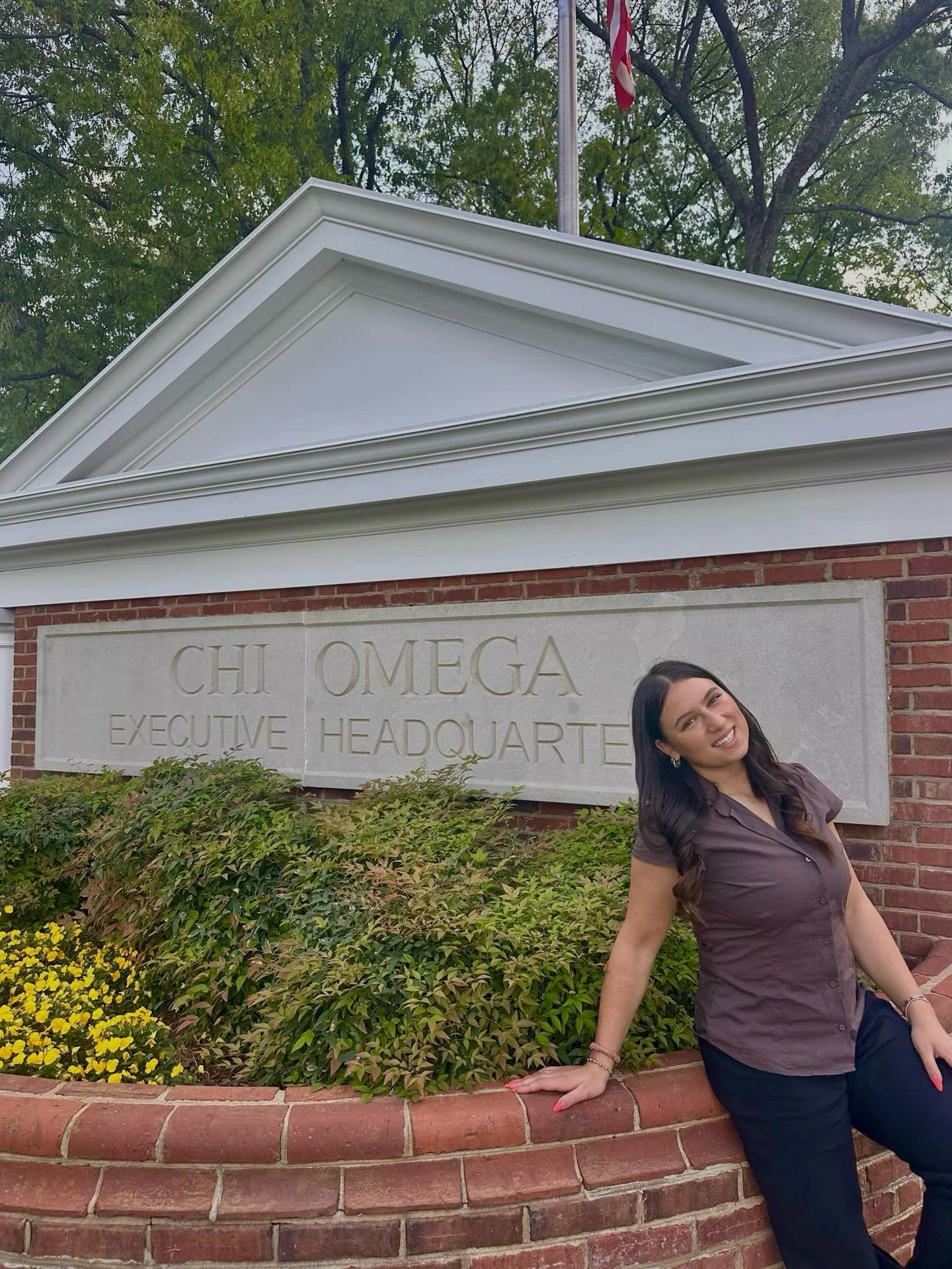Emma spent this weekend at Chi Omega Headquarters in Memphis, Tennessee as a recipient of the Nancy Walton Laurie Leadership Institute Flagship Session Invitation! 

These invitations are extended to a select number of collegians and alumnae in Chi O