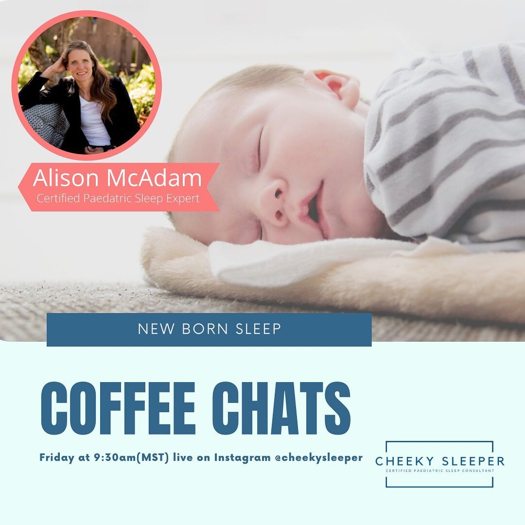 Coffee Chat 💬

Friday, May 7 at 9:30, am. Live on #Instagram

I will discuss #newbornsleep 👶and will introduce a few tips to help #newparents 🤰👩&zwj;👧get more sleep 😴 in the first few months.

With both my girls 👧👧we used the following #sleep