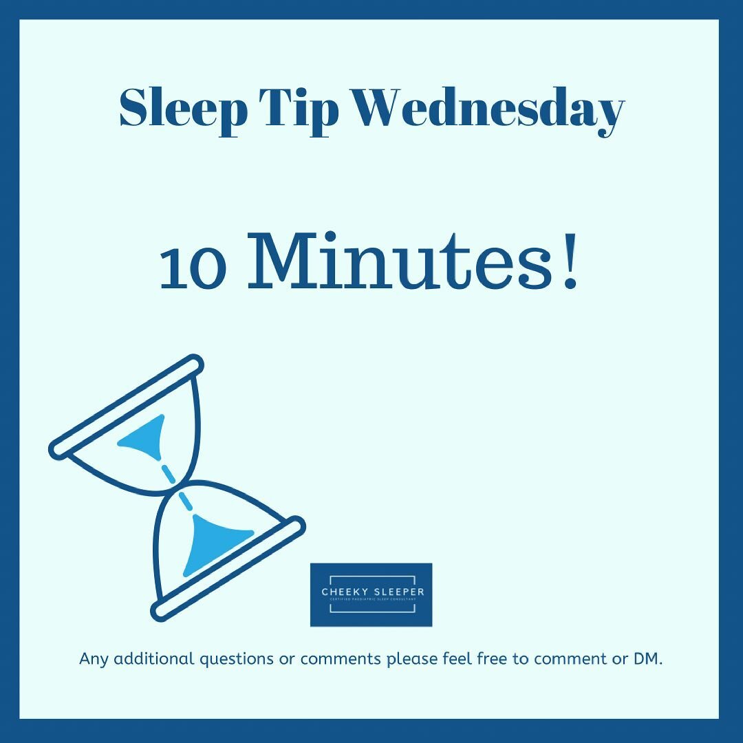 🔅Wednesday Sleep Tip -🔆
Please like❤️, save 🚩and comment💬!You'll thank me later.

10 Minutes!

Give your baby/child 10 minutes before you rush into your baby when they cry or babble when they wake up. Pain cries needed immediate attention.

As pa