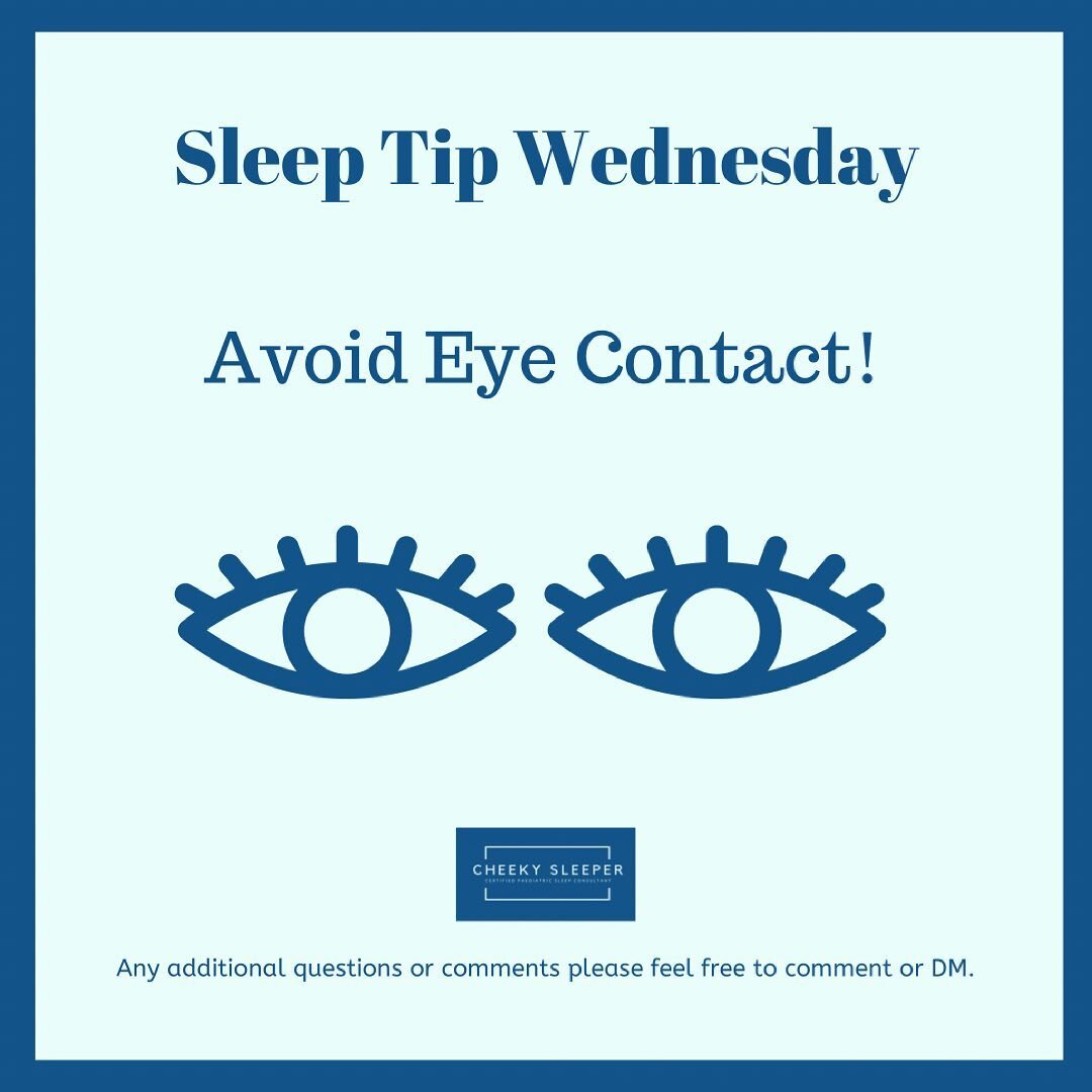 Wednesday Sleep Tip - 

Please like❤️, save ✉️ and share ➡️

We have all made this mistake when checking on a sleeping baby or toddler. 

As soon as they see
your eyes 👀, they are up wanting your attention. 

Try looking at your babies belly, not th