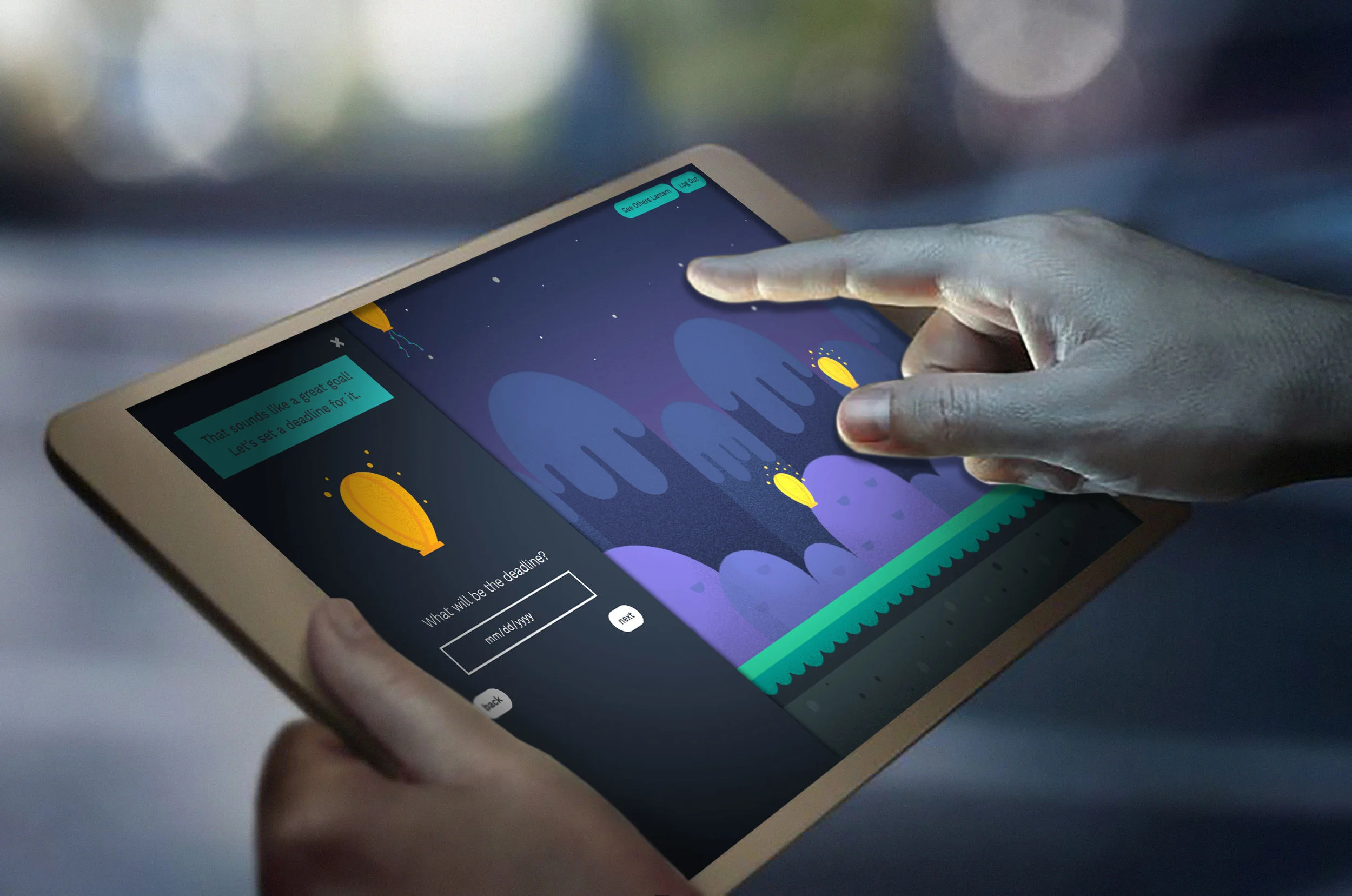 How can a game help people achieve their long-term goals?