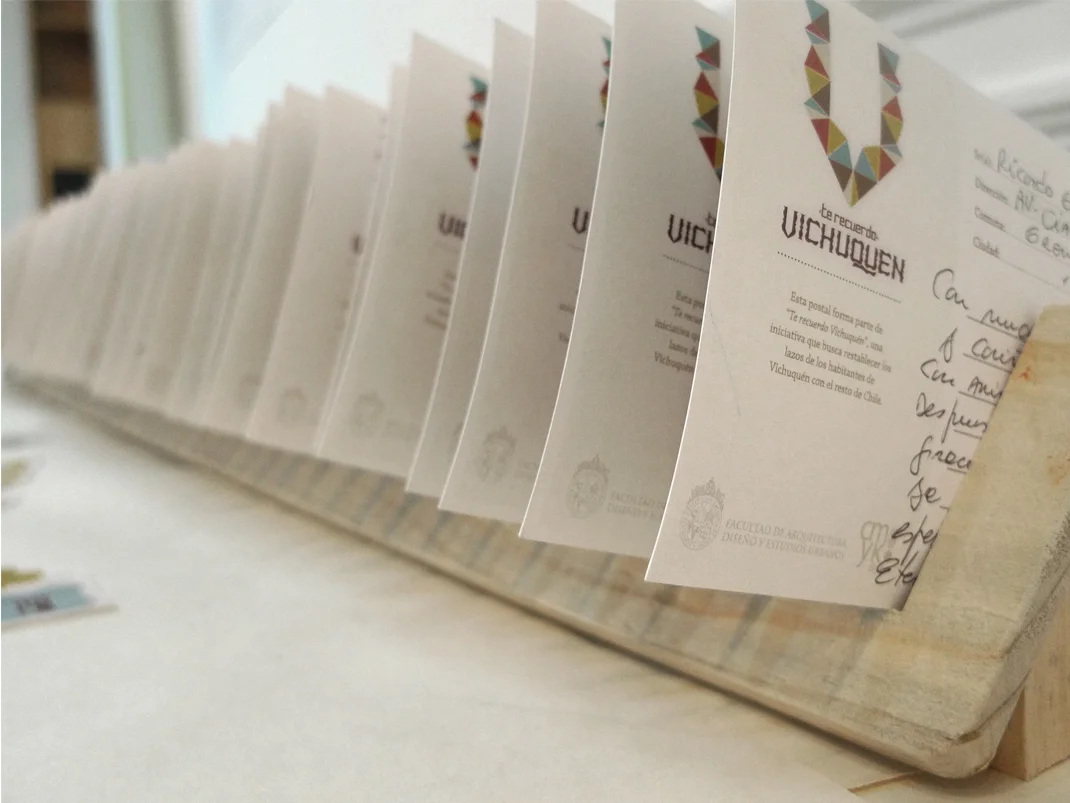 Hundreds of postcards written by the old people of Vichuquén