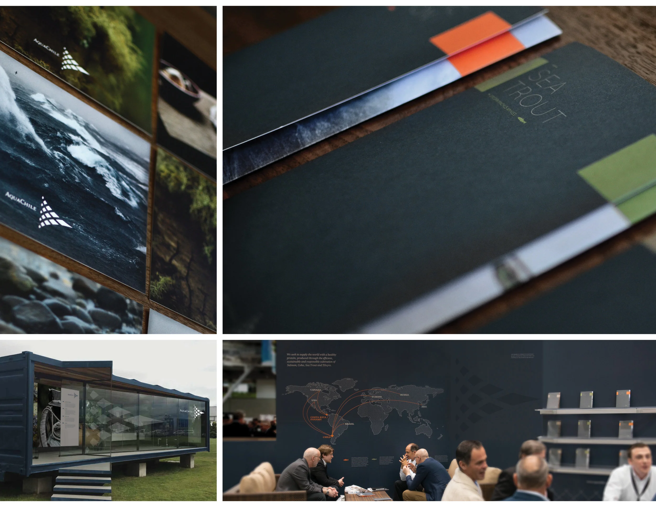 Editorial design, stores and stands