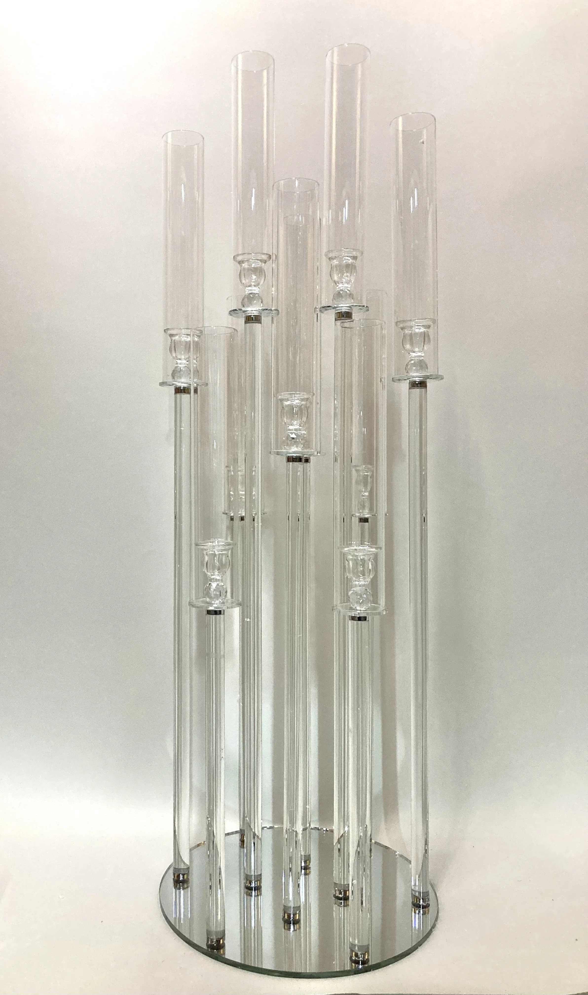 Clear Crystal 10 Arm Candelabra