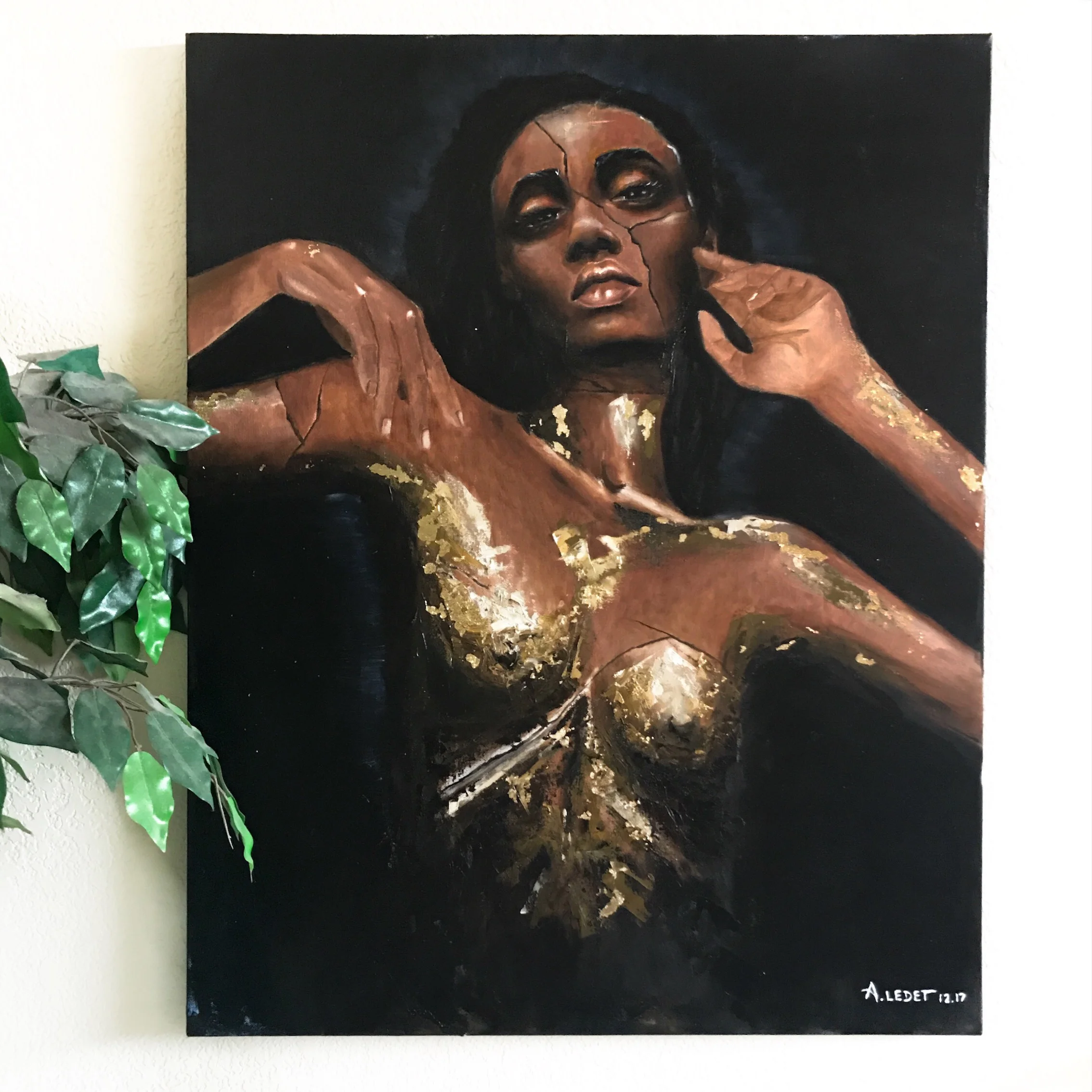 "Pieces of me" 24"x30" oil on canvas