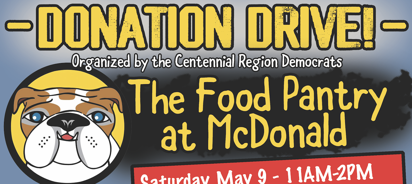 McDonald Food Pantry Donation Drive on May 9!
