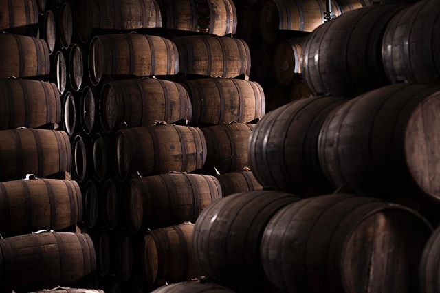 Our @corazon_tequila resting in American Oak. Some of these barrels are first use #bourbon barrels from @buffalotracedistillery to be bottled as Corazon Single Barrel.