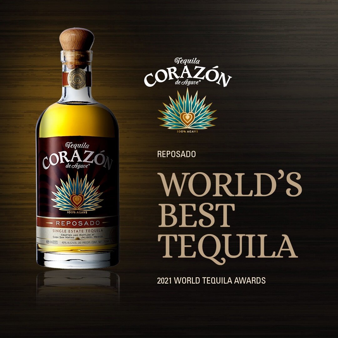 Corazón Named World’s Best Tequila