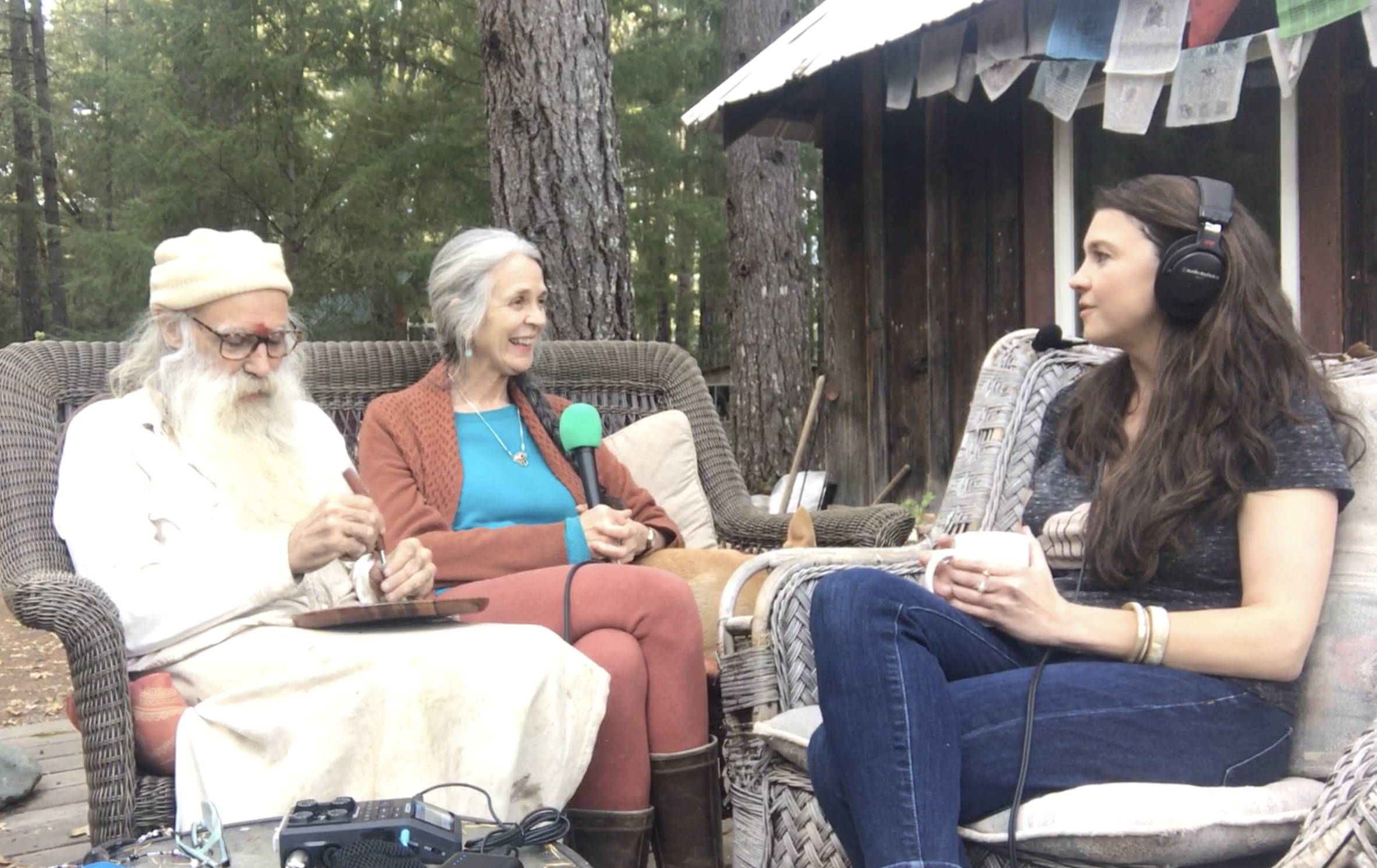 Swami rolling a Swami Joint for Casually Baked, the potcast