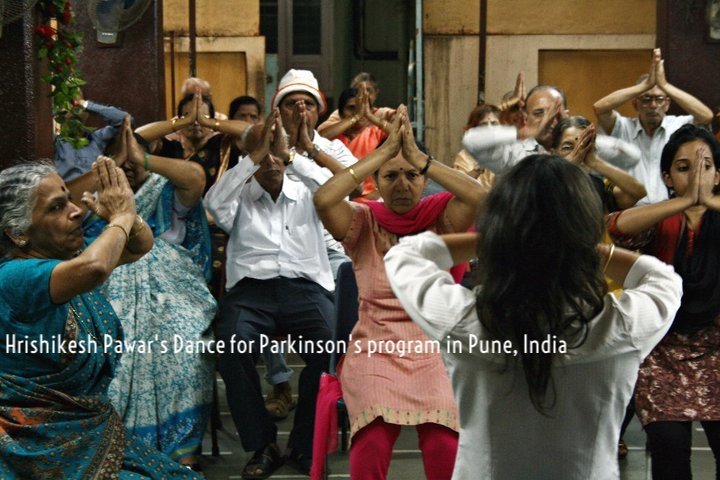Maithily Bhupatkar, who attended the Brooklyn training workshop in October, leads her Dance for PD class in Pune, India..jpg