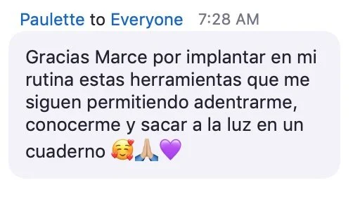 Review de Paulette sobre taller Artescritura - Testimonio real