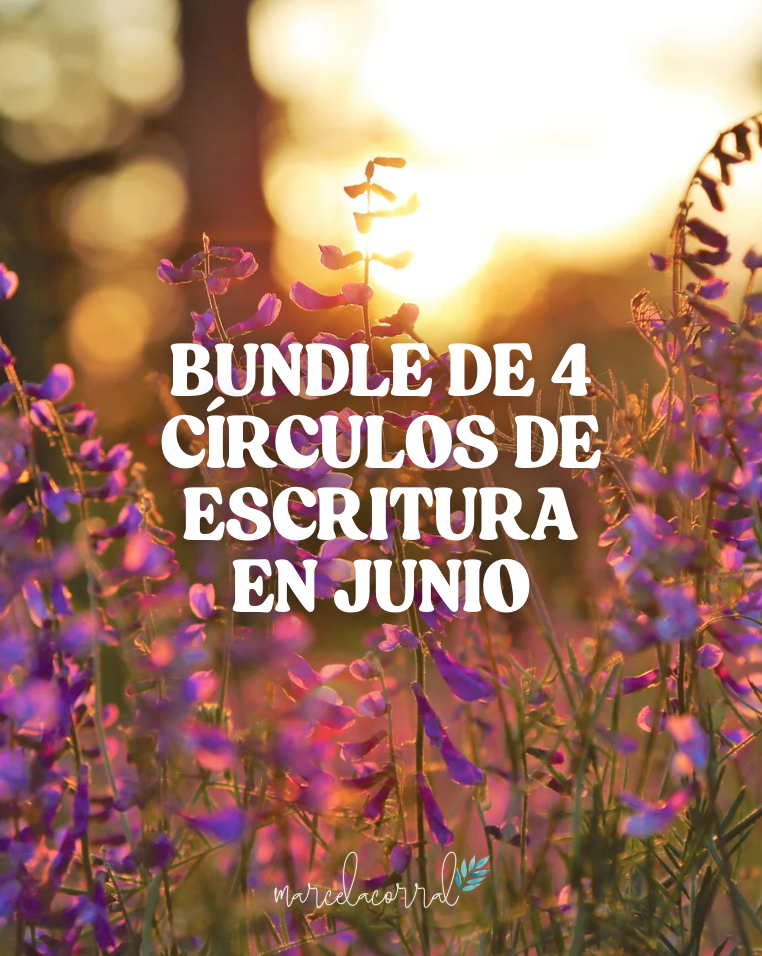BUNDLE DE LOS 4 CÍRCULOS DE ESCRITURA DE JUNIO