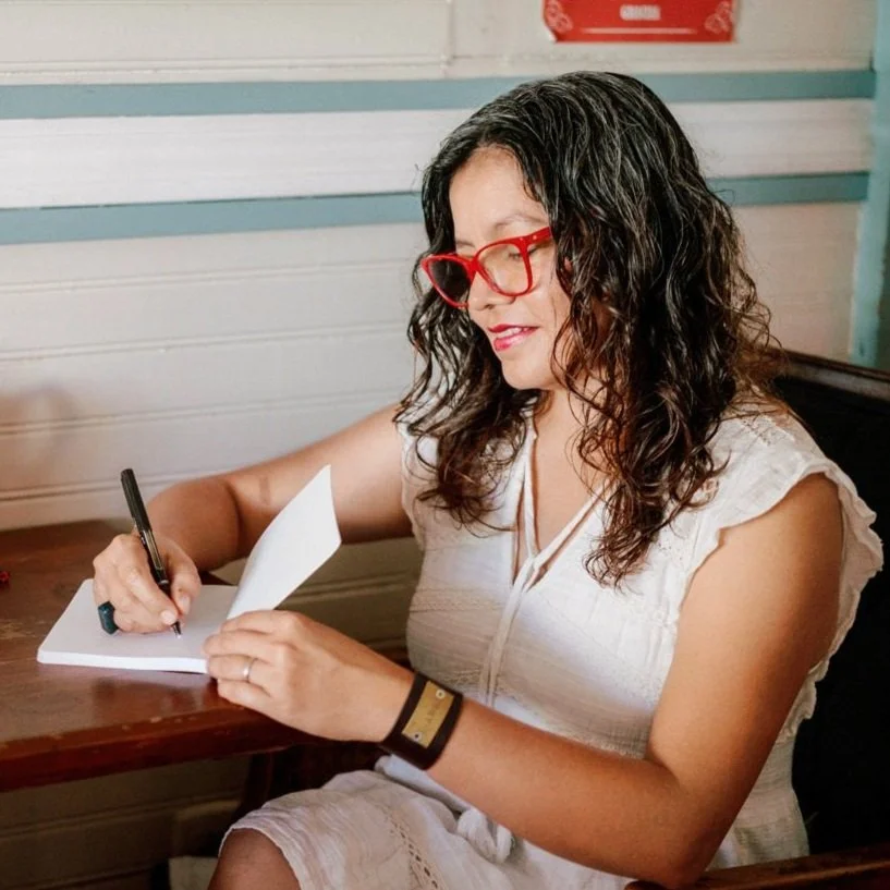 Marcela Corral, facilitadora del taller Con todo y miedo