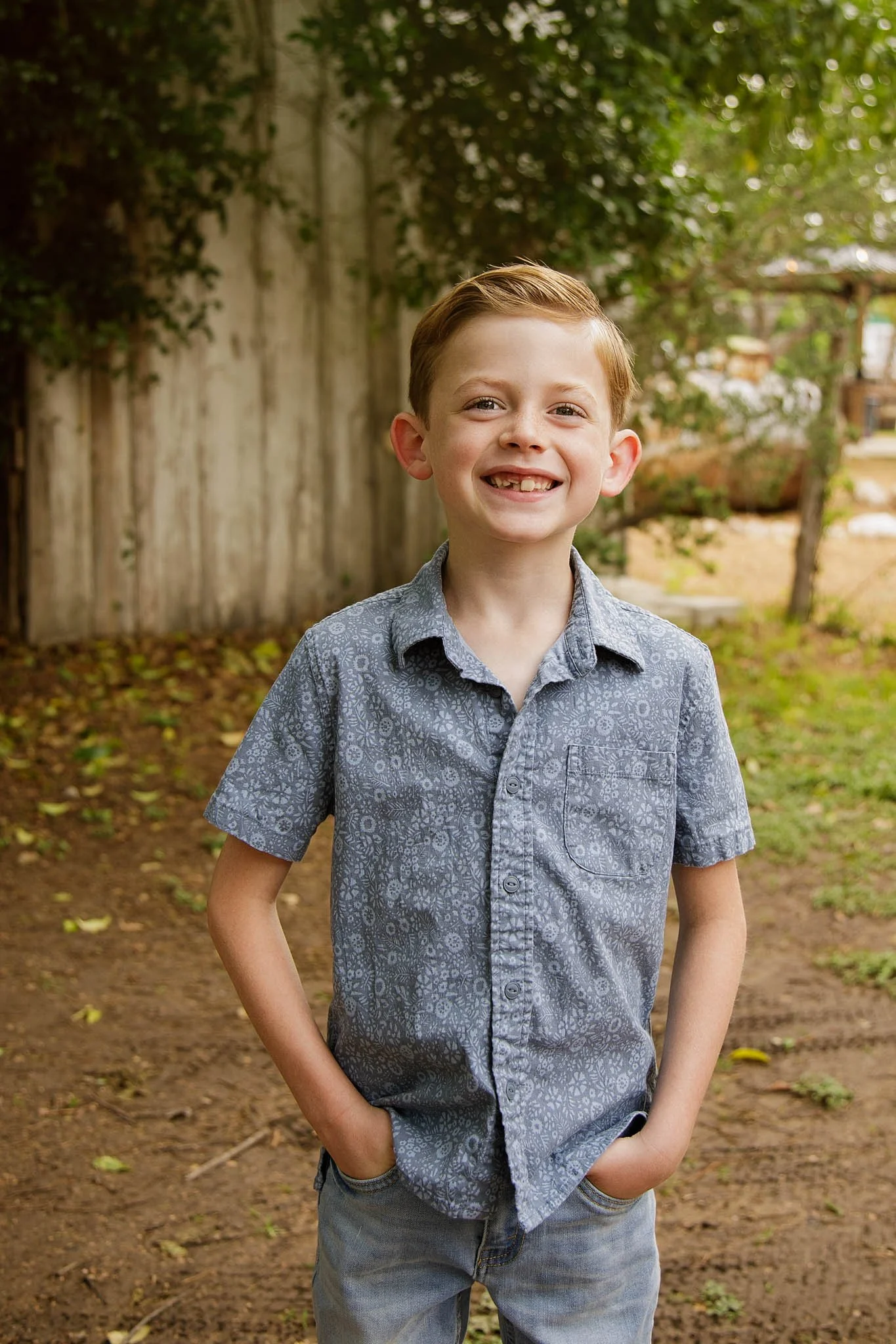 tween boy outdoor family photoshoot gruene texas