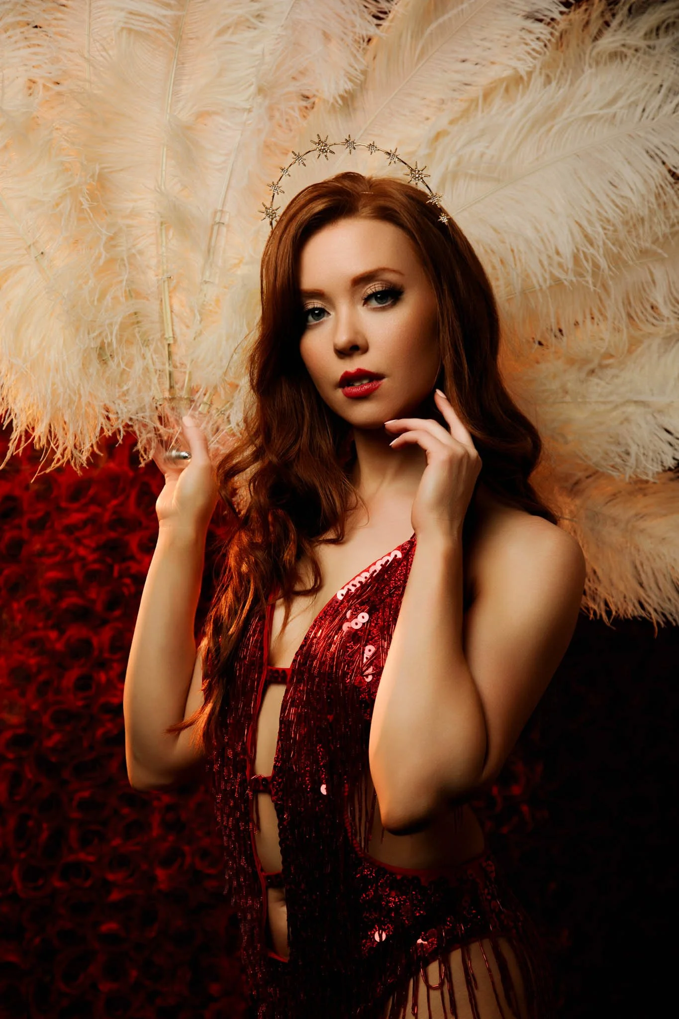 Boudoir photography session in New Braunfels texas studio by erin valkner photography