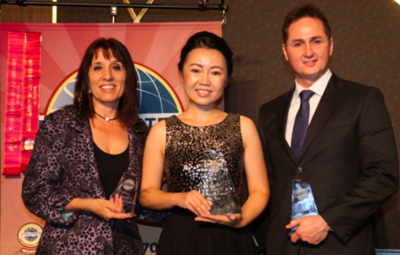 L-R: Maria Pedavoli, Sulei Gu, Matt Tonkiss