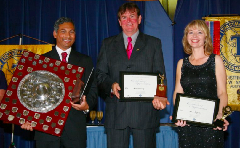 L-R: Mark D'Silva, Michael Gallagher, Sharon Richards