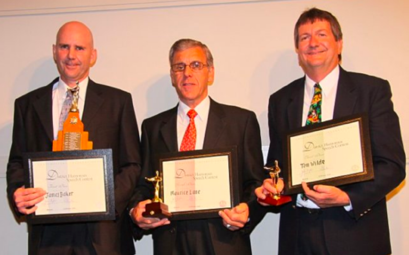 L-R: James Baker, Maurice Lane, Tom Wilde