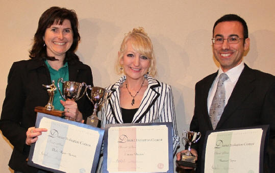 L-R: Dale Rees-Bevan, Louise Beaton, Mauricio Tapia