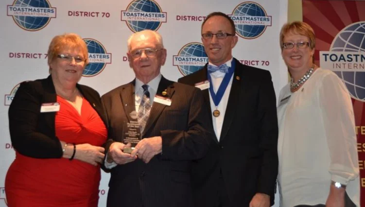 L-R: Joan Rinaldi, John Inglis, David Fisher, Wendy White