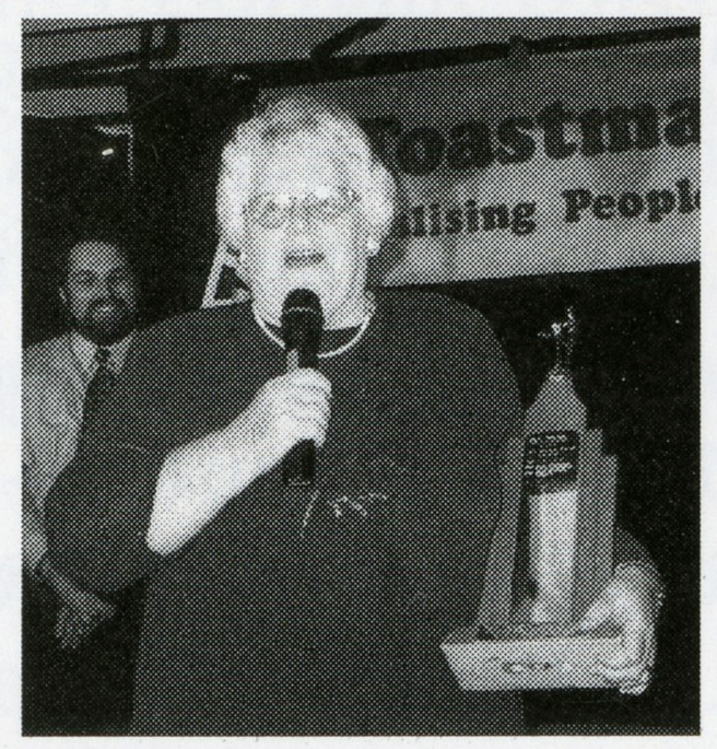 Beryl Walker with trophy