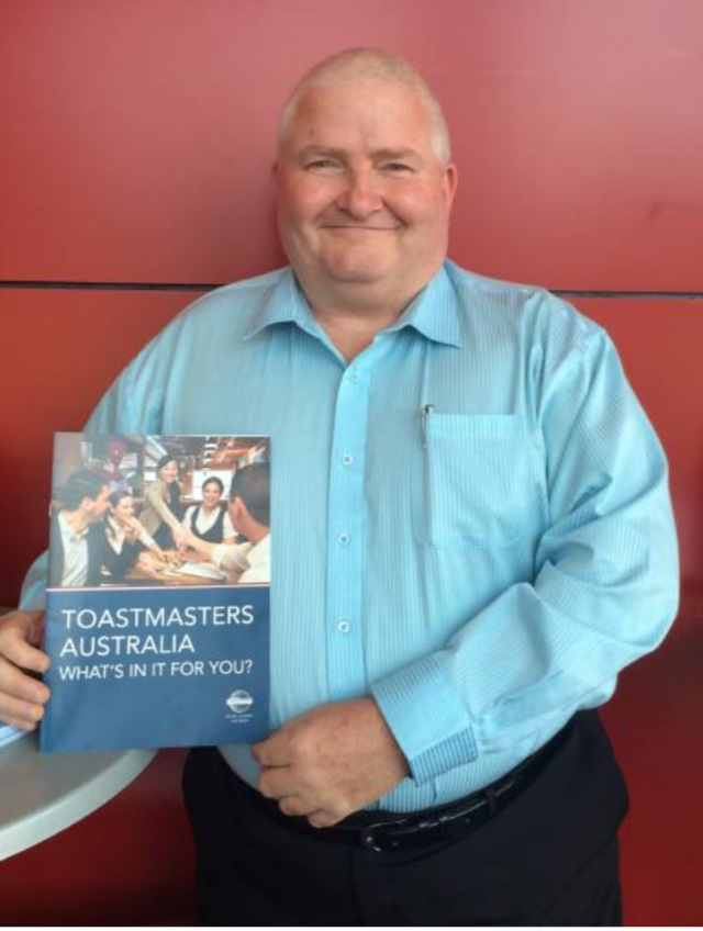 Darrell McLeod has taken on the role of President of the Shoalhaven City Toastmasters Club