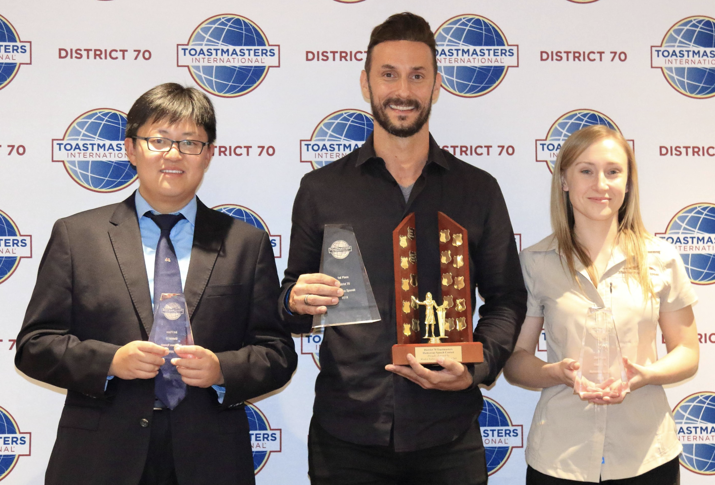 L-R: Barry Li, Timo Lorenzen, Jess Wozniak