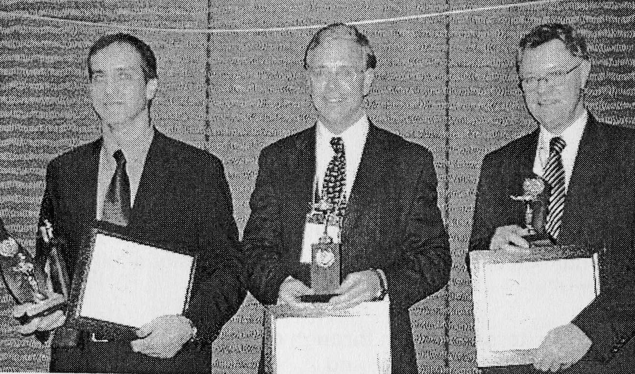 L-R: Demian Coorey, Nigel Bryan, Barry Wright