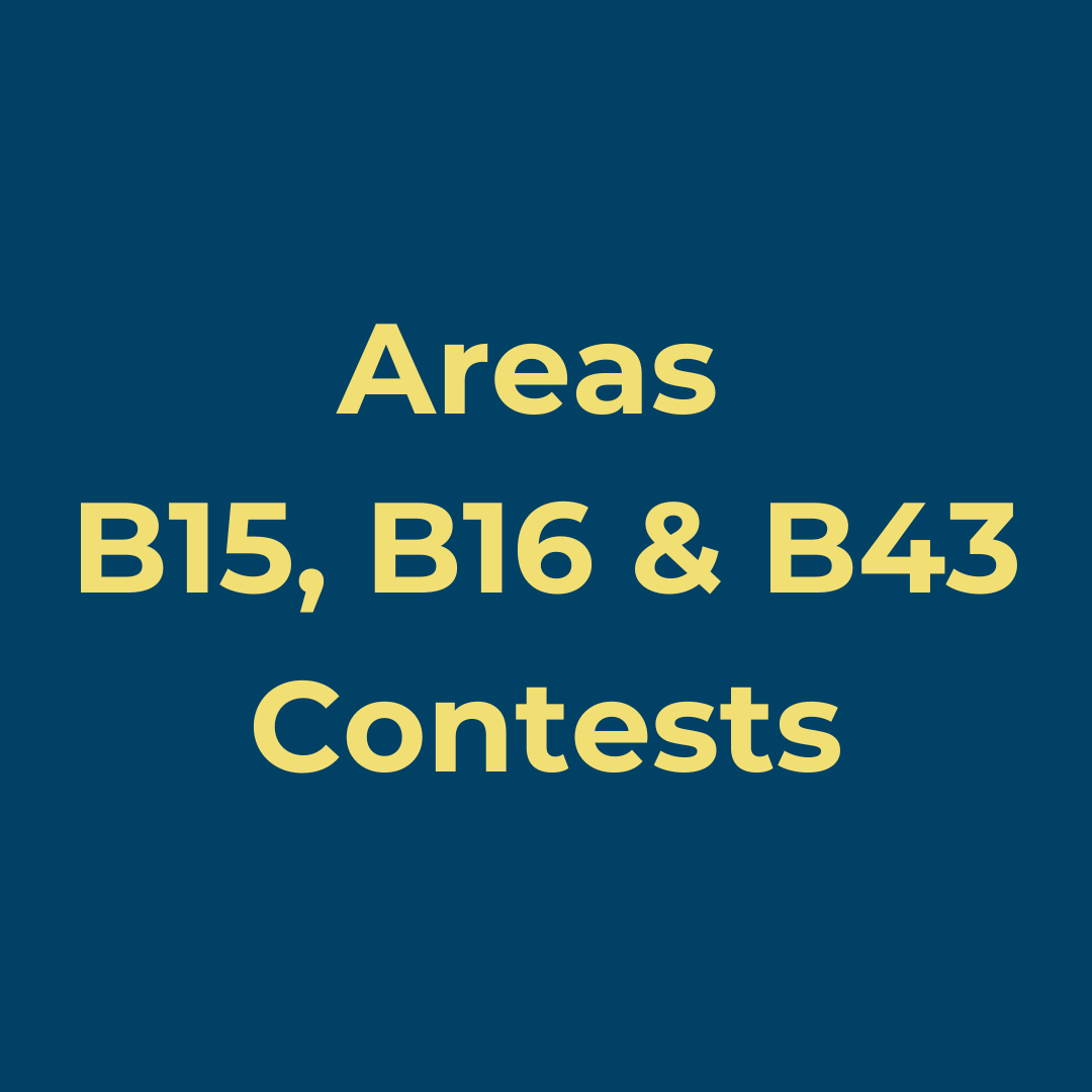 Areas B15, B16 &amp; B43 International Speech &amp; Evaluation Contests