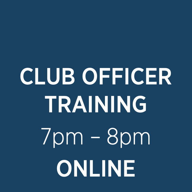 Club Officer Training (Online) - Role Breakout 1 Hour Sessions