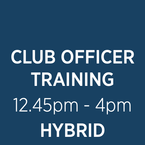 Club Officer Training - Surry Hills & via ZOOM