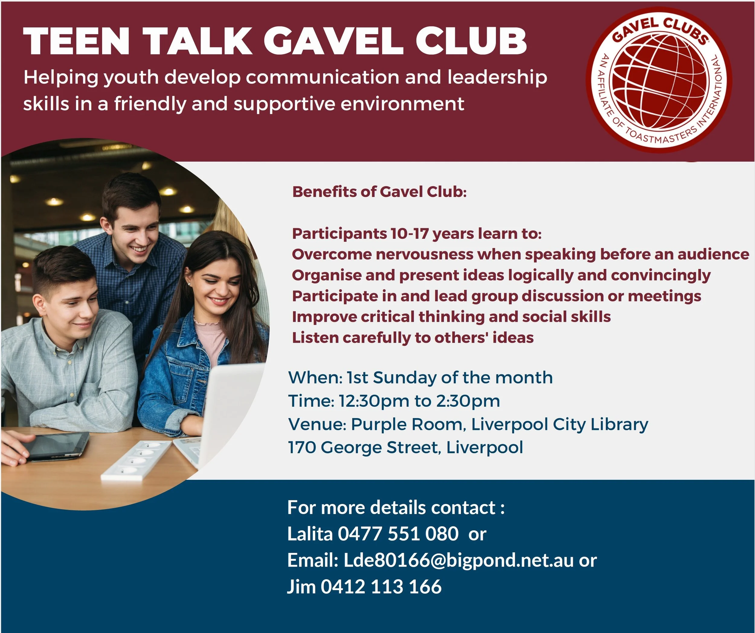 Youth Leadership / Gavel Club — District 70 Toastmasters