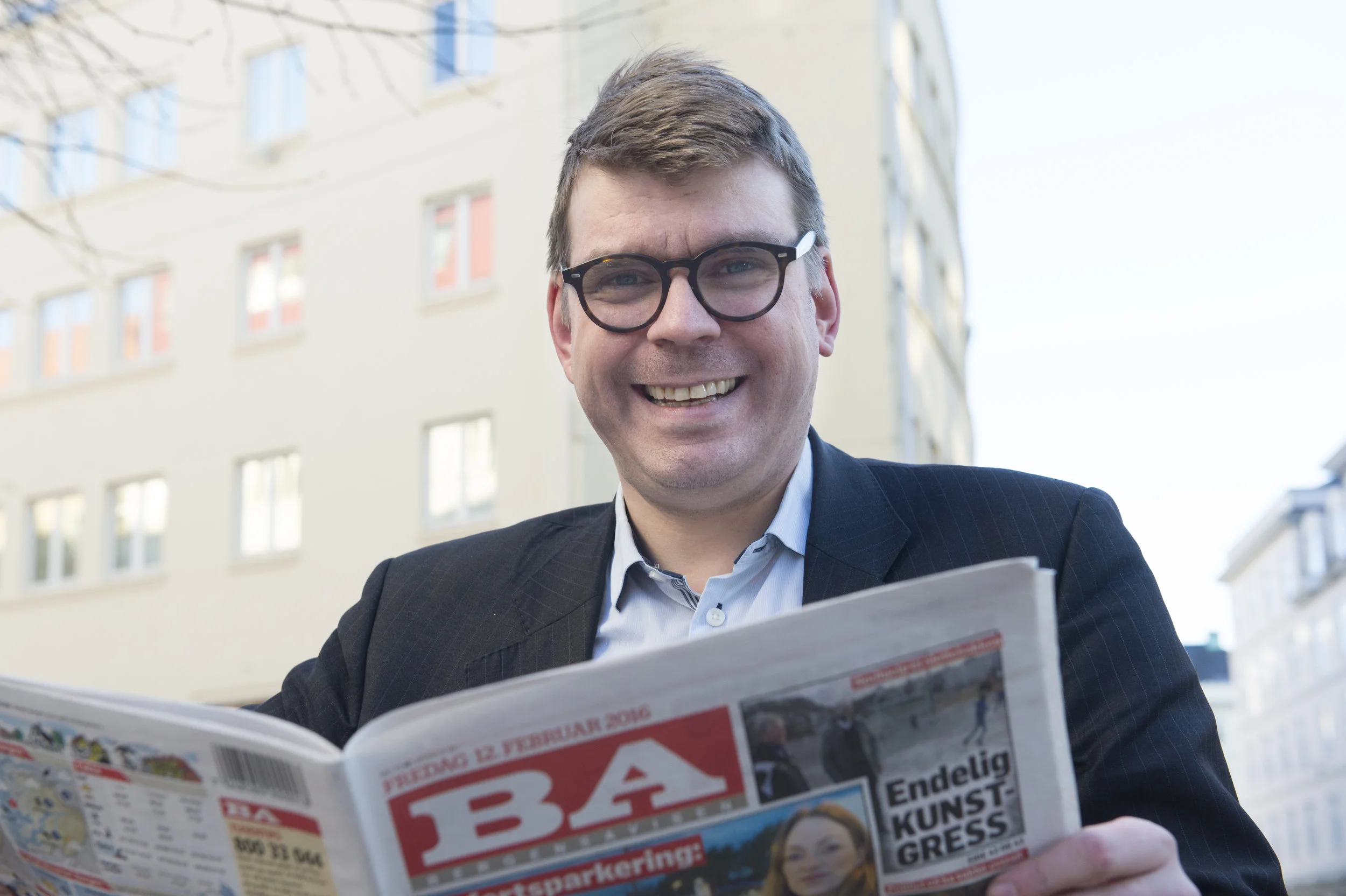Sigvald Sveinbjørnsson Sjefredaktør Bergensavisen 