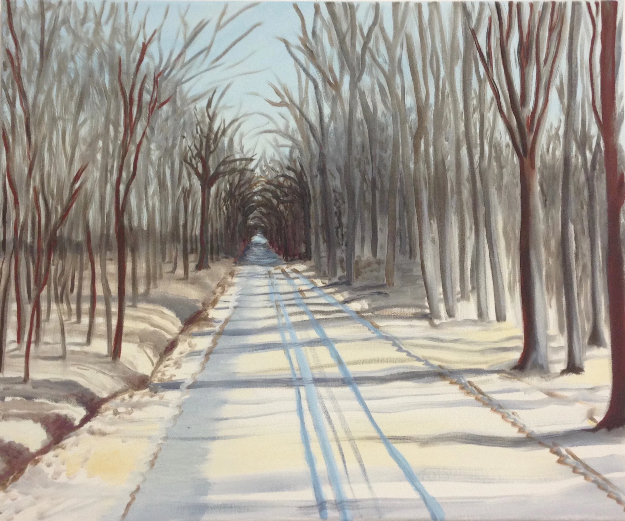 Winterlandschaft, Tunnel