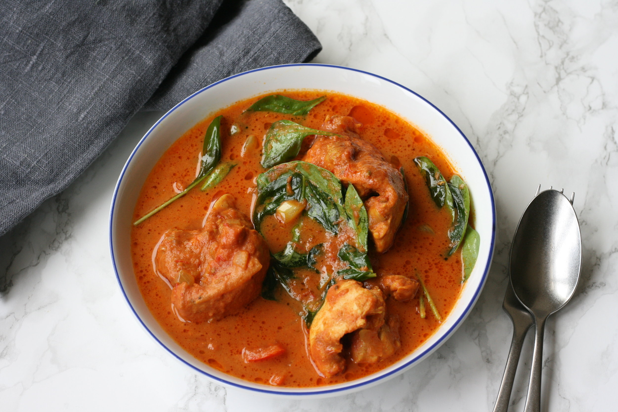 tomato and coconut chicken