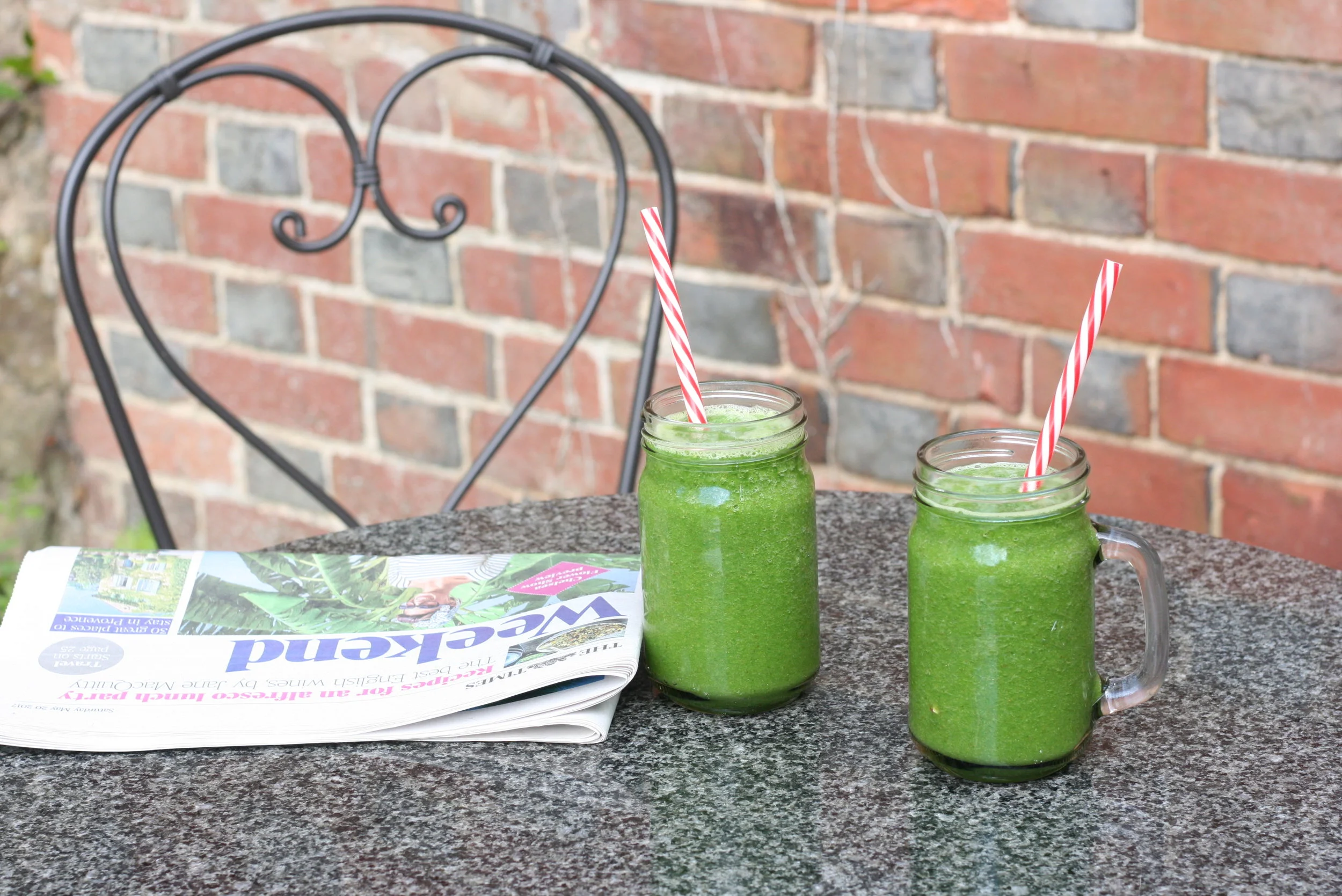kale & mint smoothie