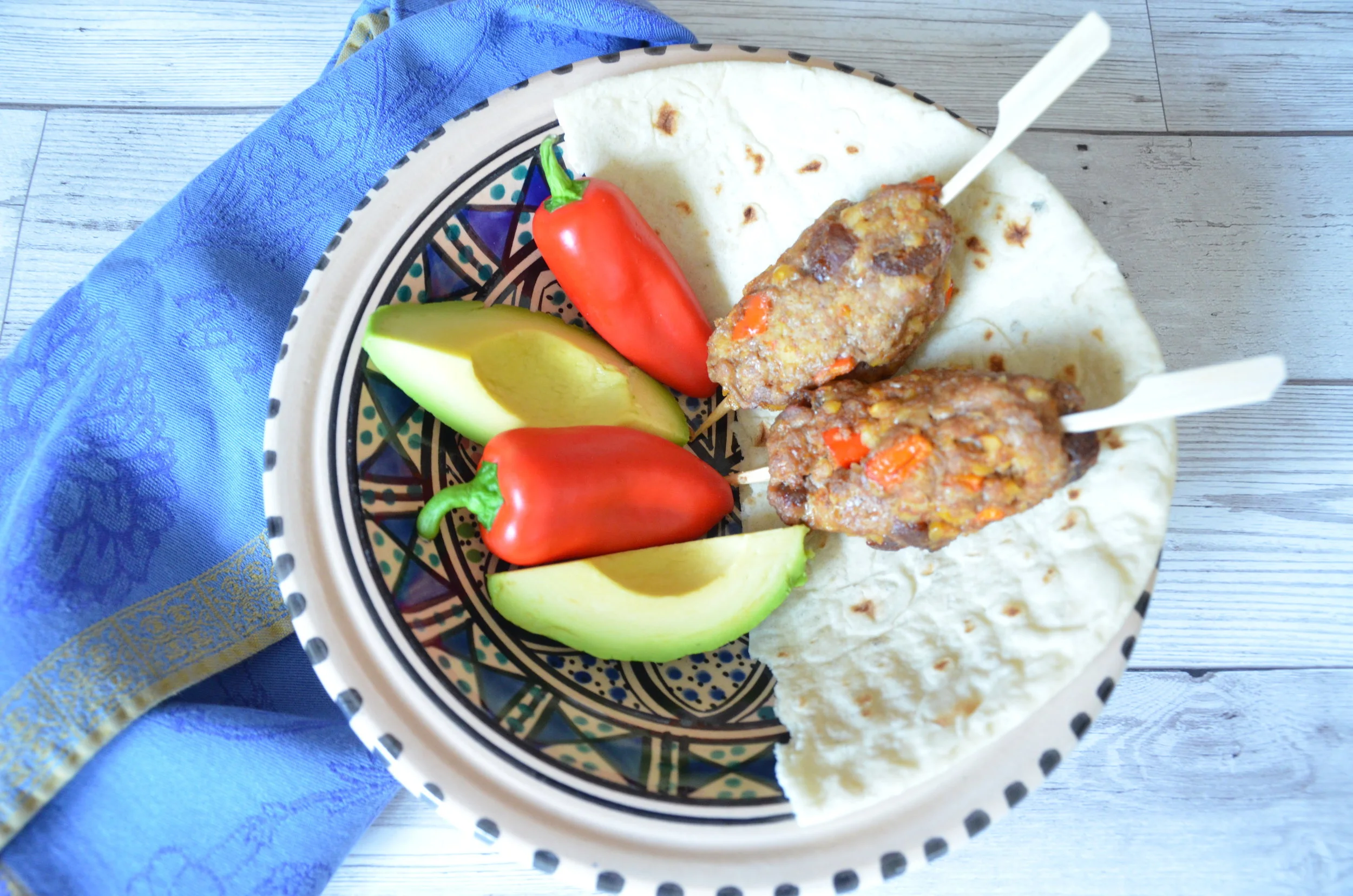 sweet &amp; spicy lamb koftas