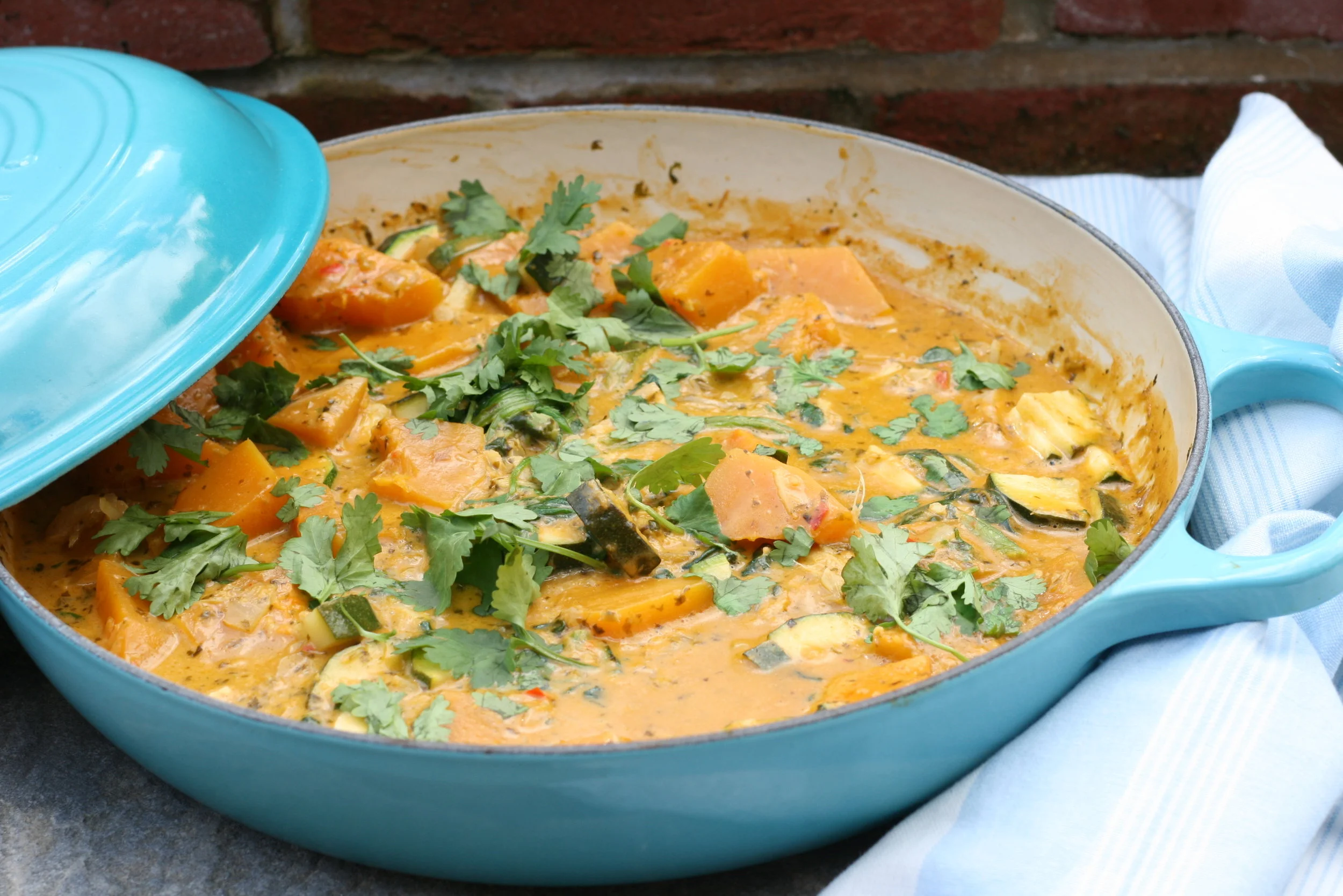 squash &amp; courgette curry