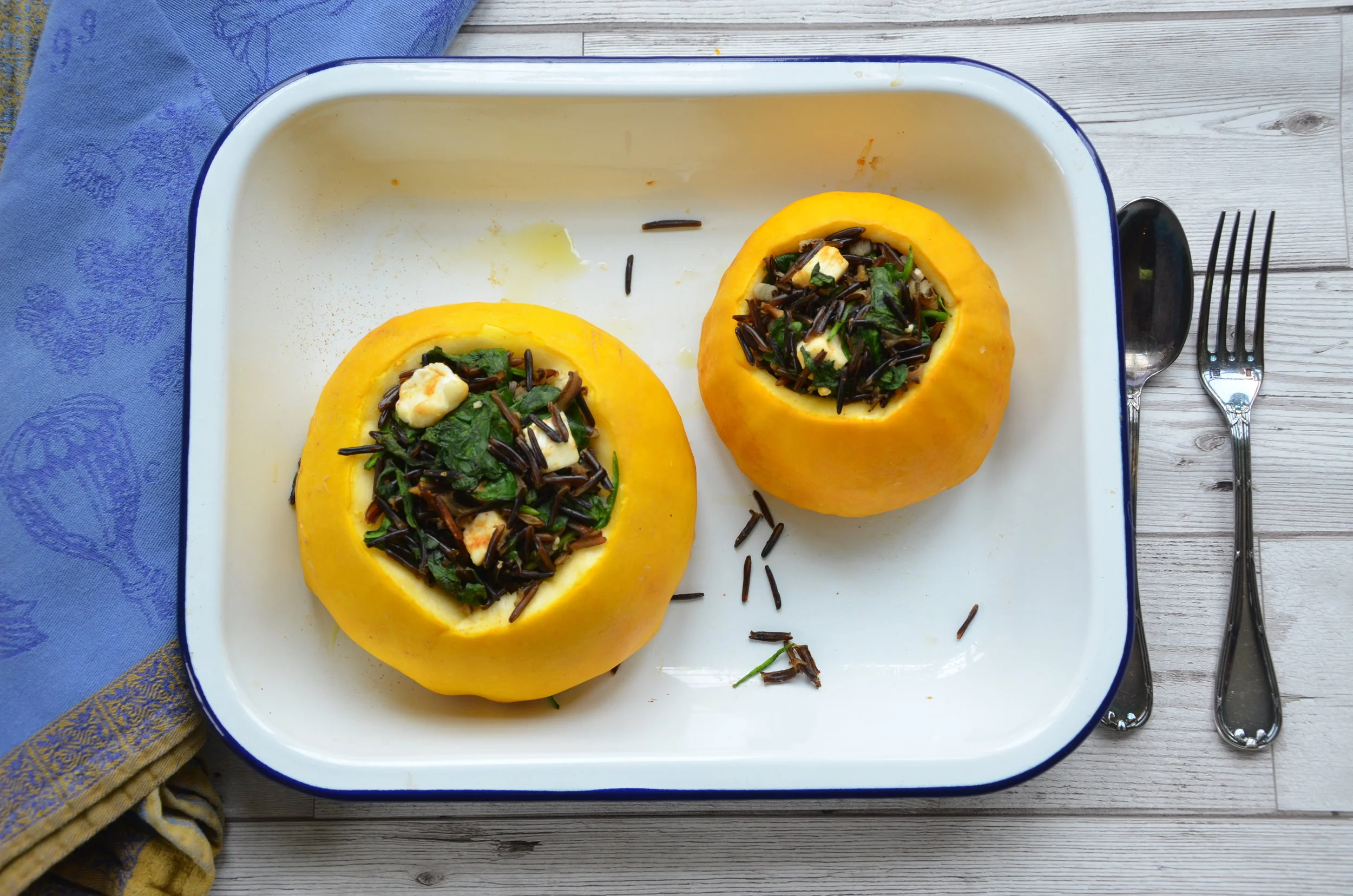 vegetarian stuffed squash