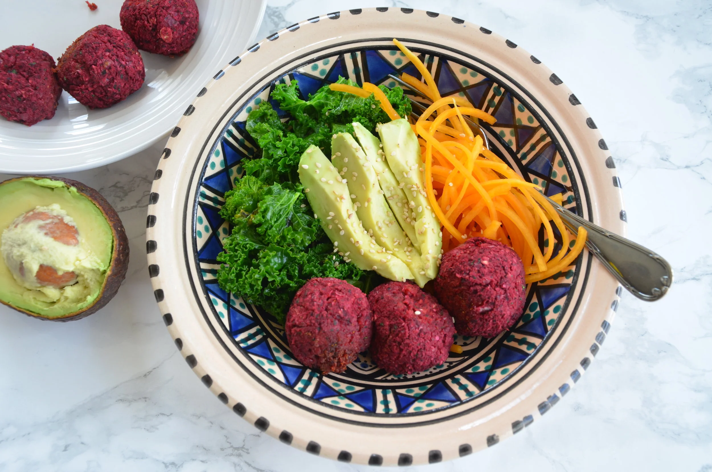 beetroot falafels