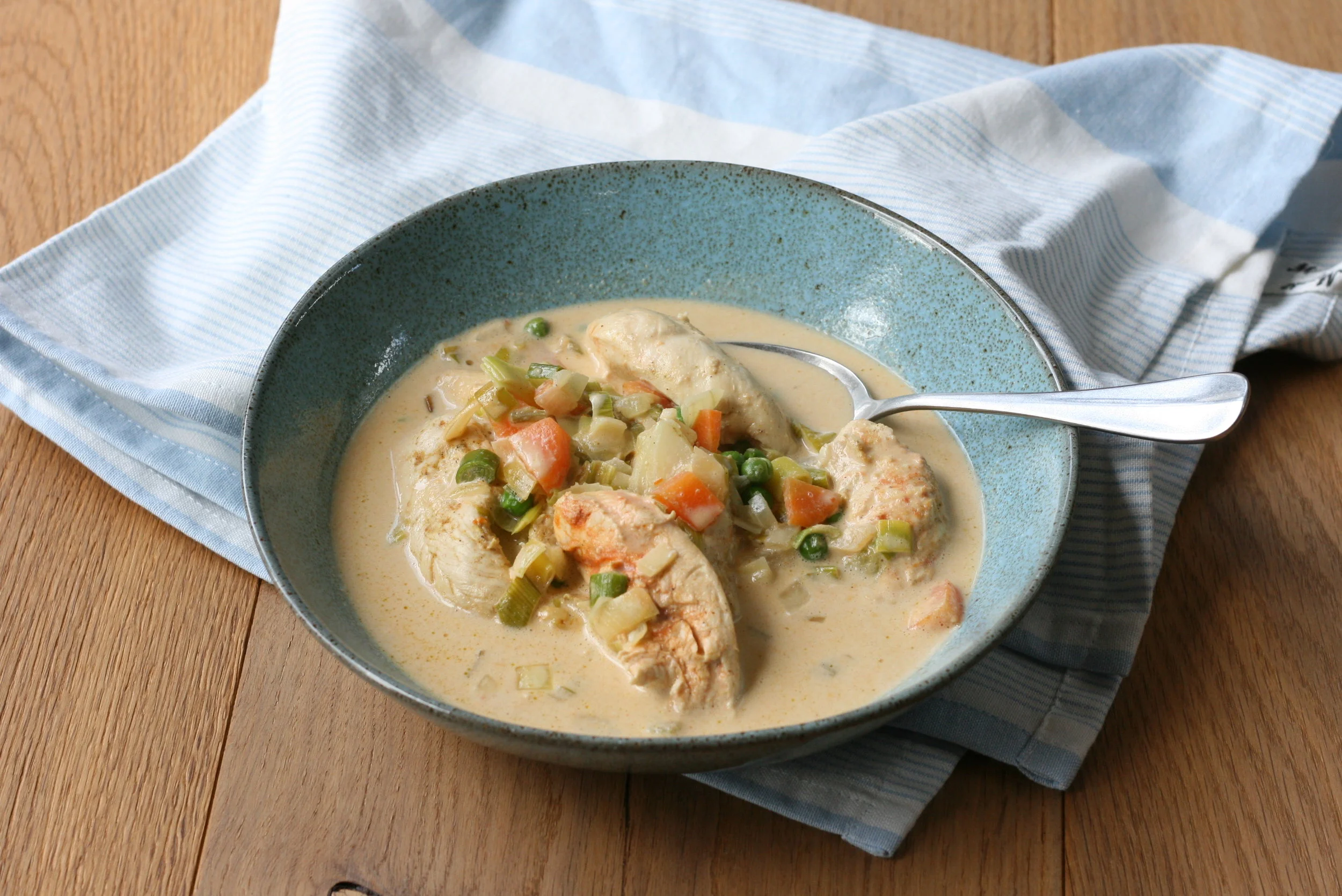 chicken & pea curry