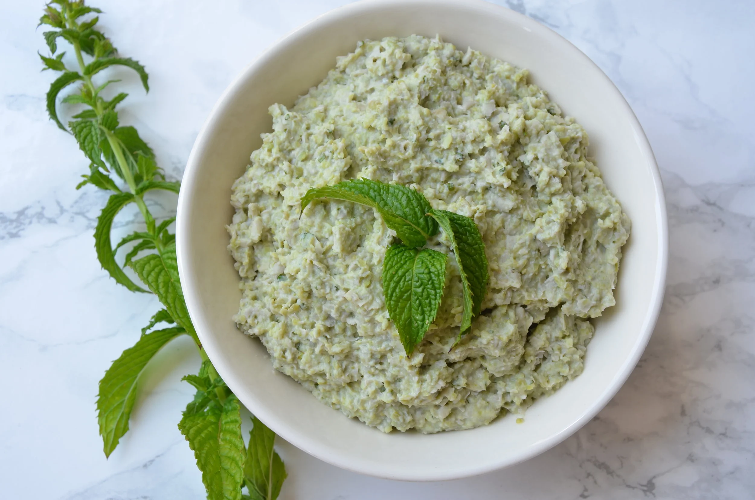 broad bean & mint dip