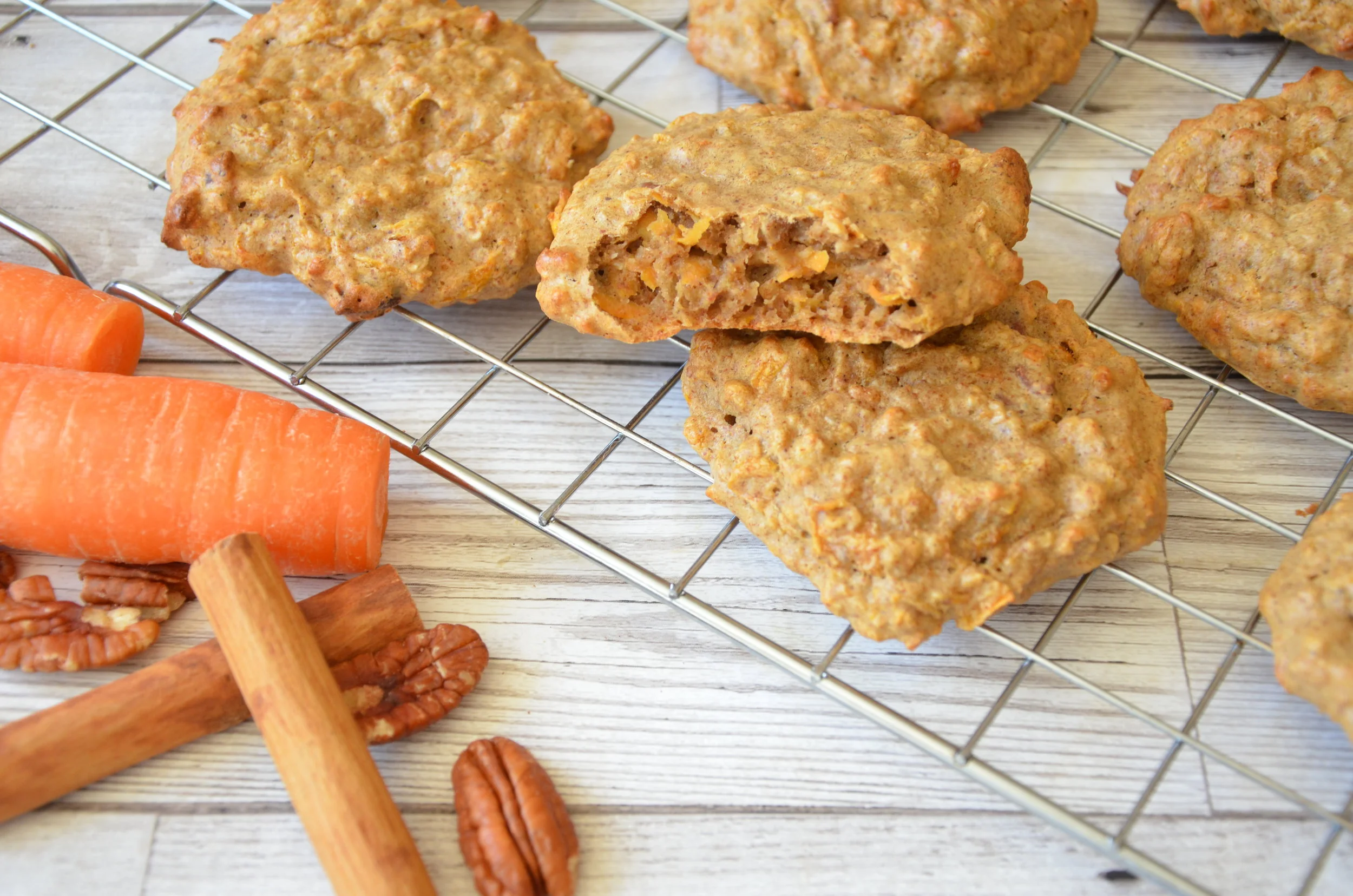 carrot &amp; cinnamon cookies